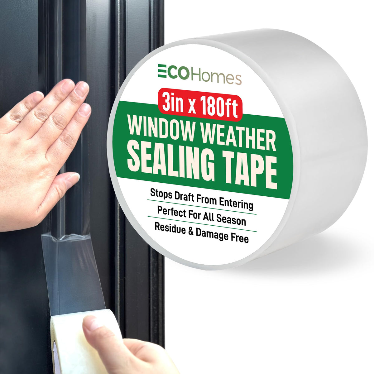 ECOHomes Window Weather Sealing Tape for Draft Protection
