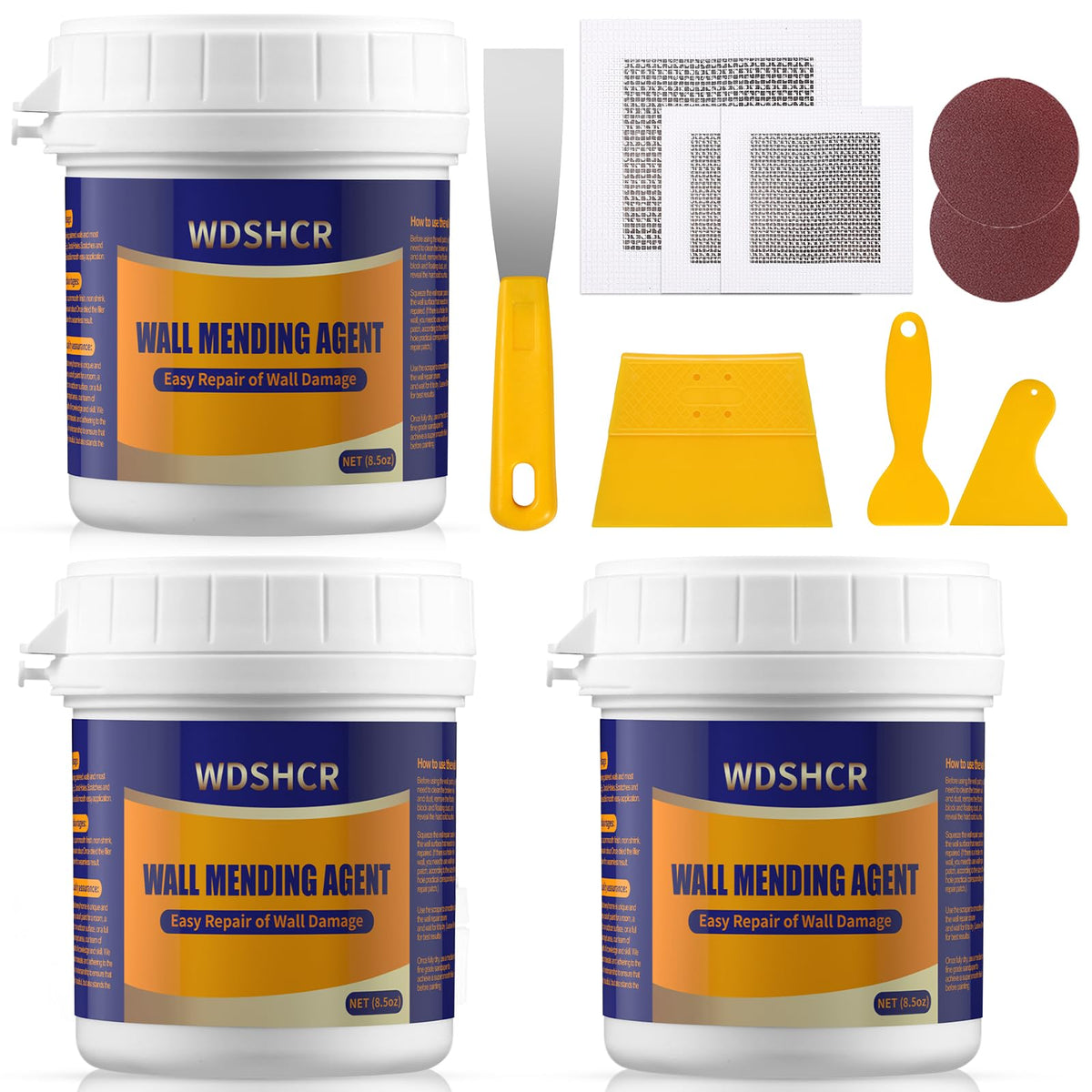 Drywall Hole Patch Repair Kit for Home Wall Restoration