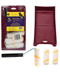 Bates 11-Piece Paint Roller, Brush and Tray Kit