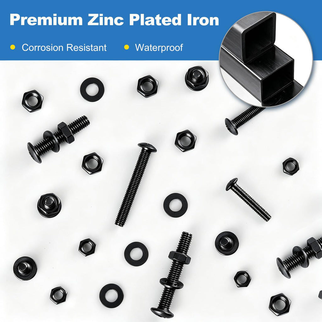 Nuts and Bolts Assortment Kit for Home and Workshop Repairs