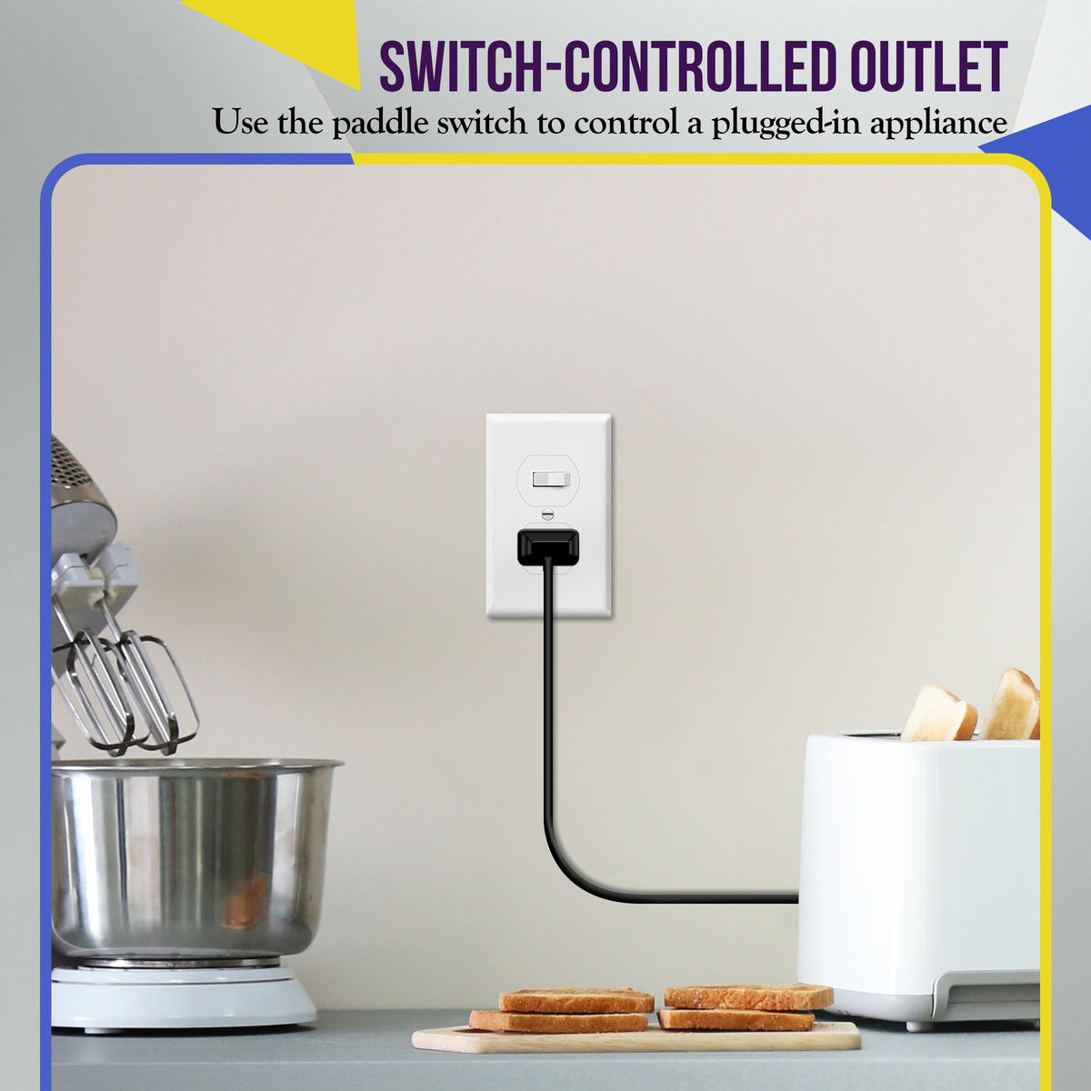 ENERLITES UL-Listed Combination Toggle Light Switch