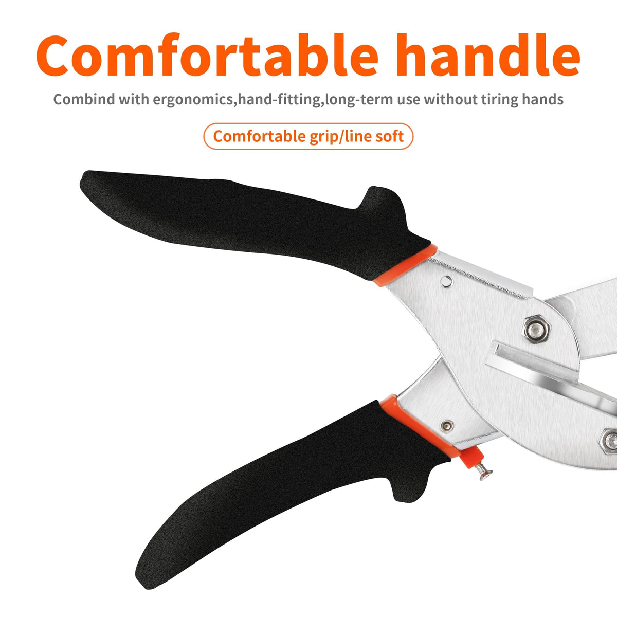 GARTOL Adjustable 45–135° Miter Shears for Trim and PVC