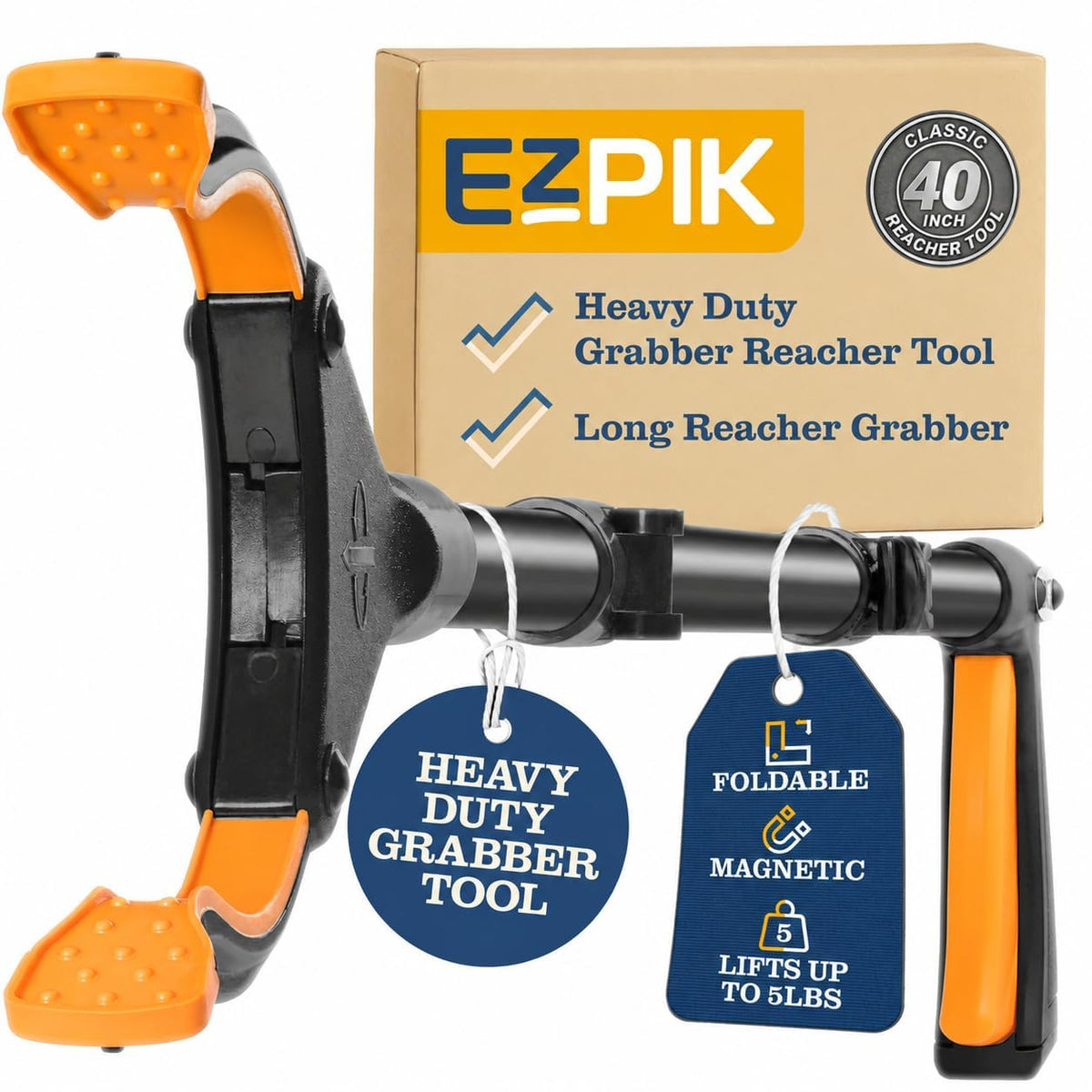 EZPIK Pro 26-Inch Foldable Grabber Reacher Tool