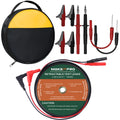 MAKEITPRO 30FT 18AWG Retractable Test Leads with Cable Bag