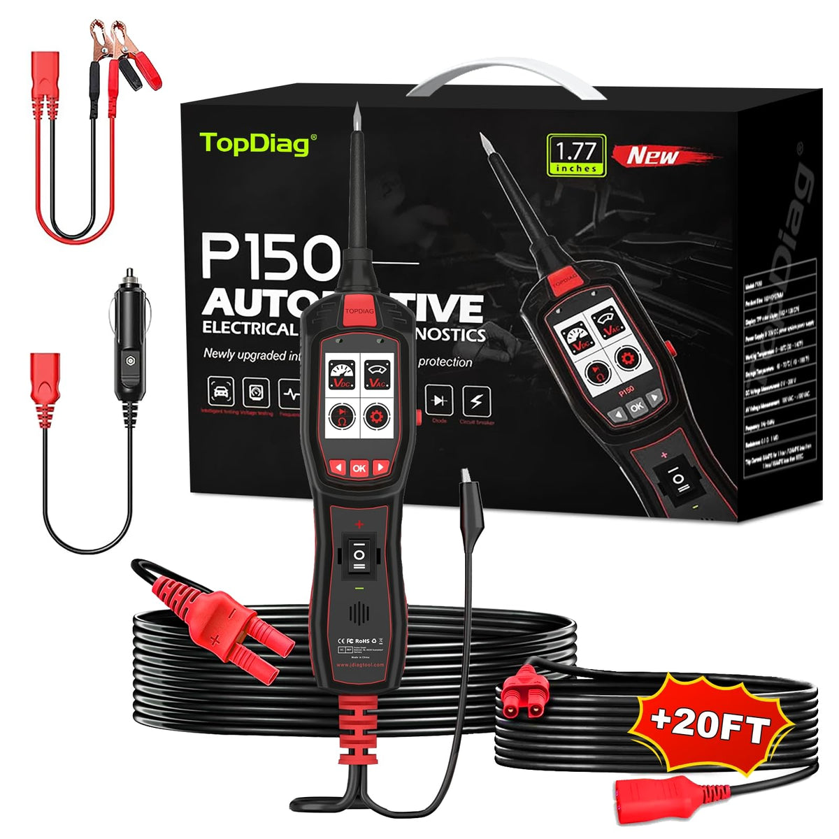 TopDiag Automotive Electrical Circuit Tester for Vehicle Diagnostics