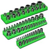 Magnetic Socket Organizer Holder Set for Tool Drawers