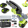 CEEPUY Cordless Mini Chainsaw with Automatic Oiler
