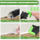 10oz White Waterproof Silicone Caulk with 5-in-1 Tool