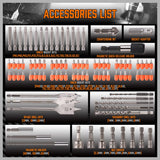 HORUSDY 112-Piece Impact Drill & Driver Bit Set with Case