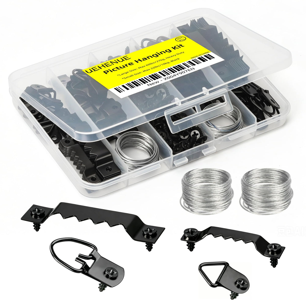 Picture Hanging Kit for Frames, Artwork and Wall Decor