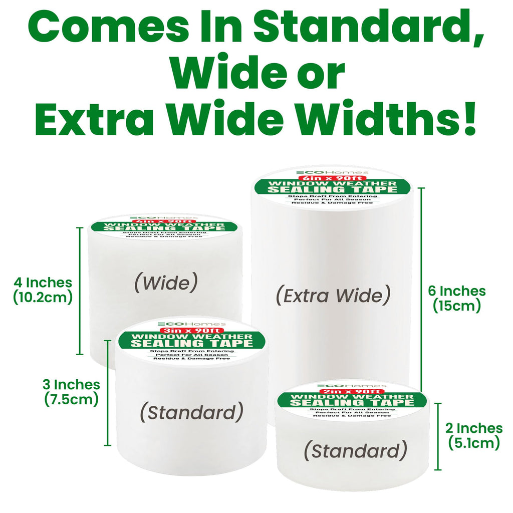 ECOHomes Window Weather Sealing Tape for Draft Protection