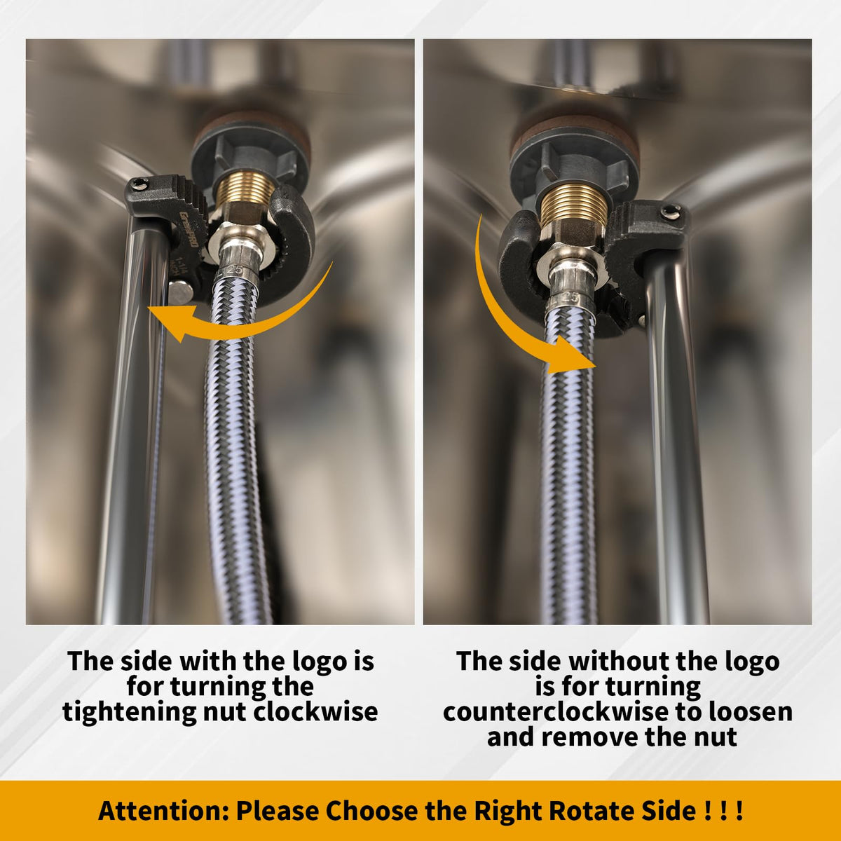 GRENPRO Adjustable Basin Wrench for Under-Sink Faucets