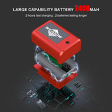 WEIDDW 360° Self-Leveling Green Cross-Line Laser Level