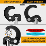 GRENPRO Adjustable Basin Wrench for Under-Sink Faucets
