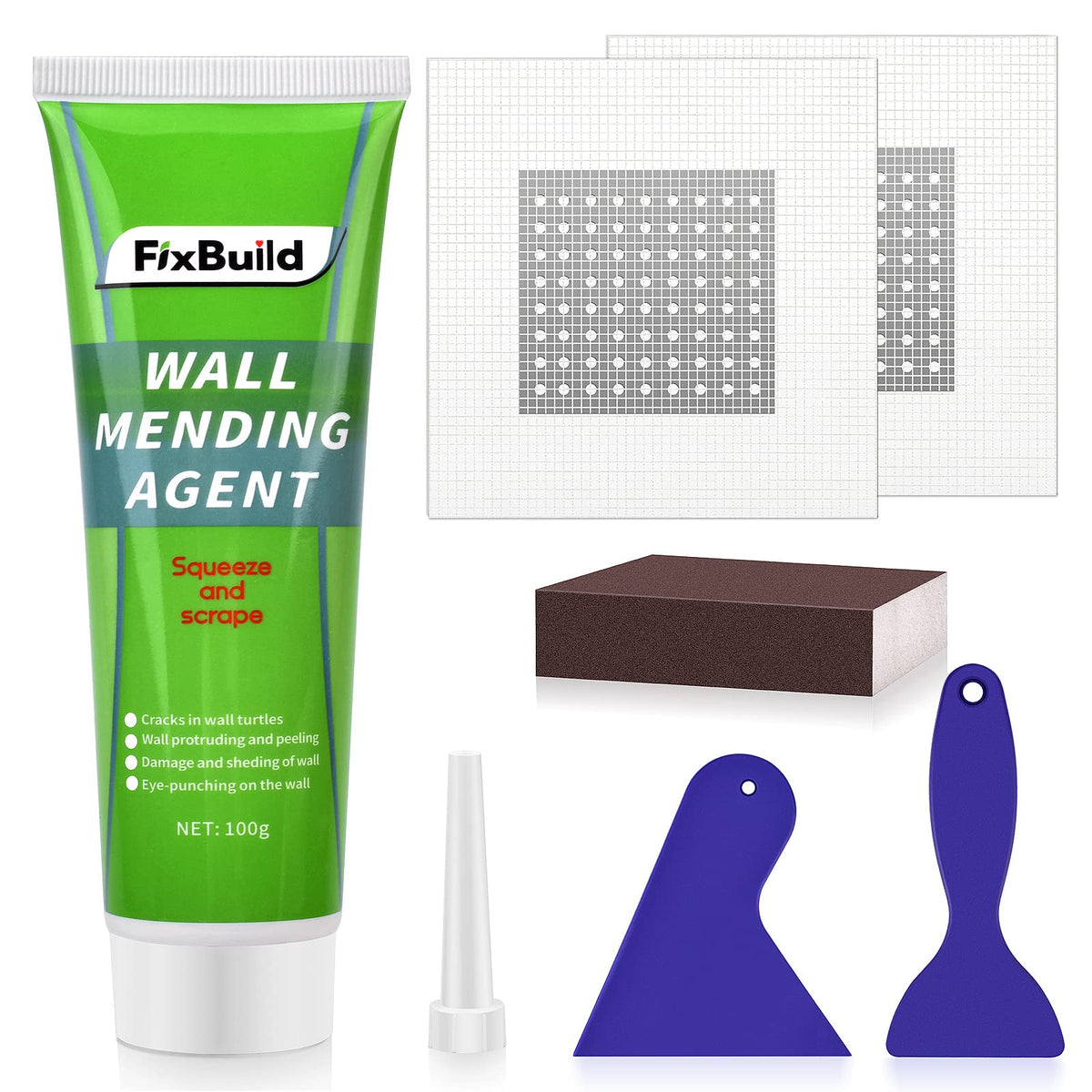 Drywall Patch Repair Kit for Wall Holes and Cracks