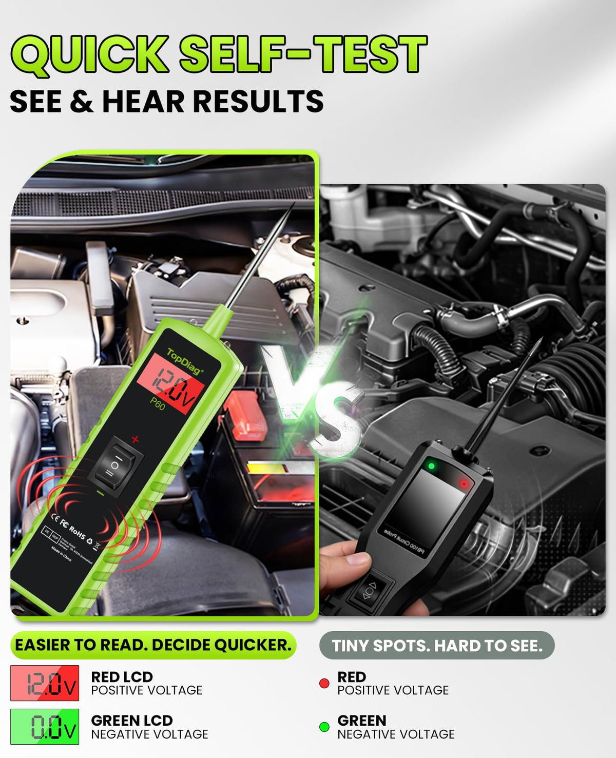 TopDiag Automotive Electrical Circuit Tester for Vehicle Diagnostics