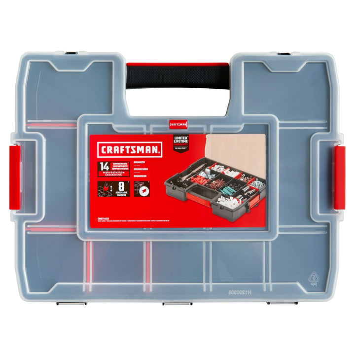 CRAFTSMAN 2-Pack 14-Compartment Latching Tool Organizers