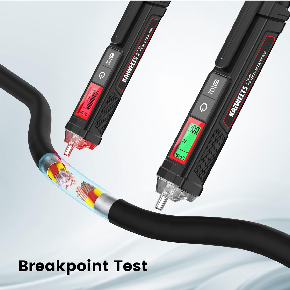 KAIWEETS Non-Contact AC Voltage Tester with LCD Display