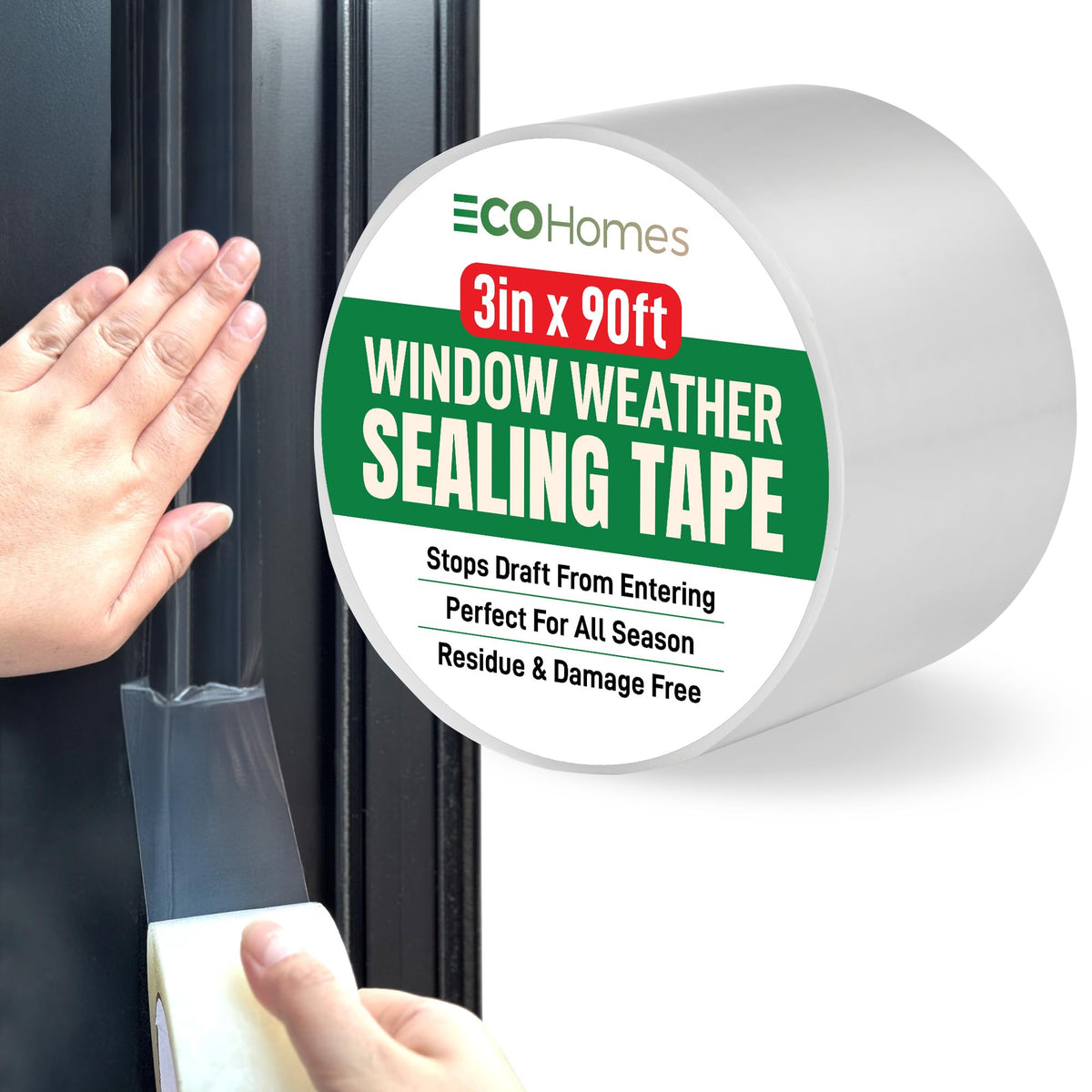 ECOHomes Window Weather Sealing Tape for Draft Protection
