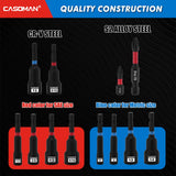 CASOMAN 68-Piece Magnetic Nut Driver Set, SAE & Metric