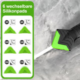10oz White Waterproof Silicone Caulk with 5-in-1 Tool