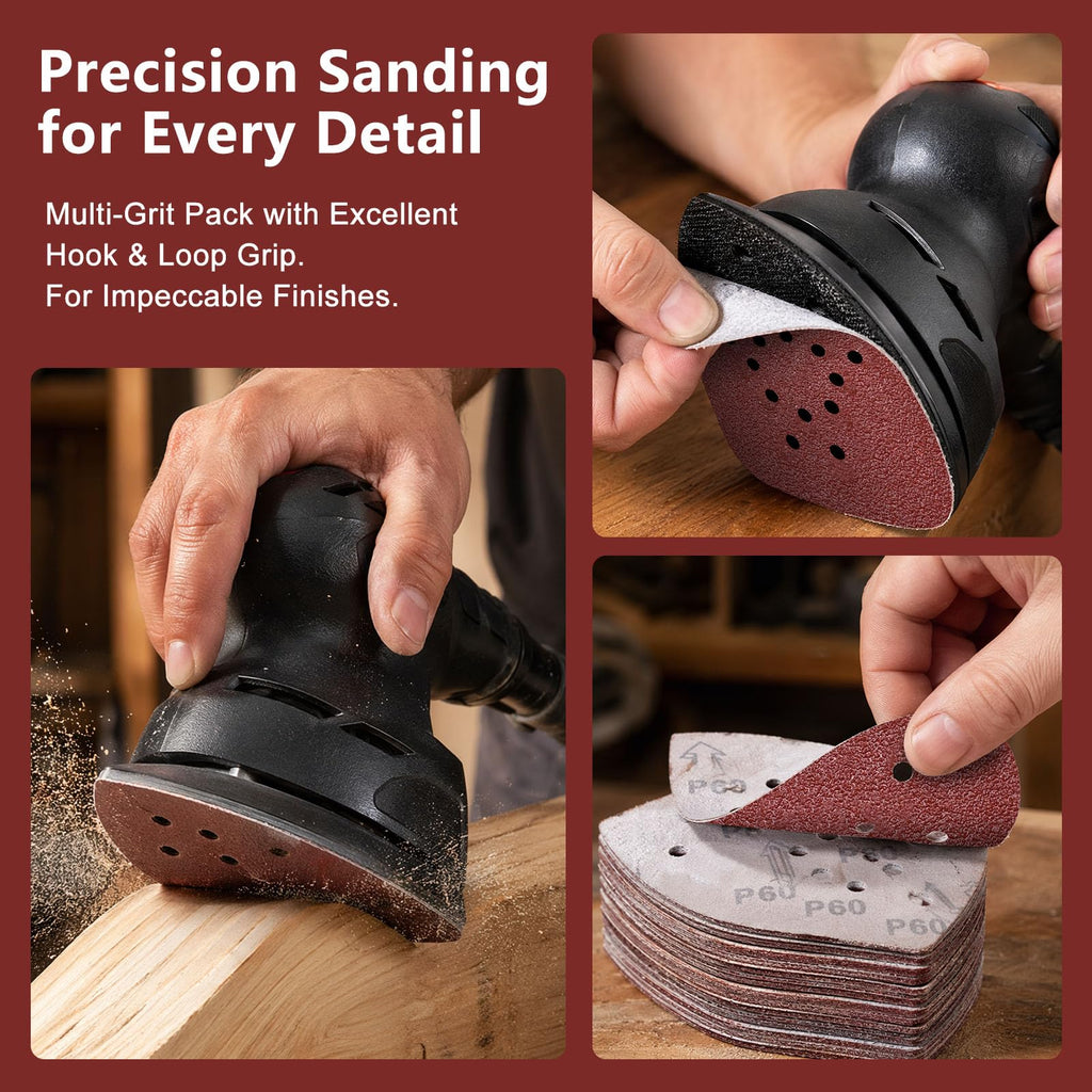 Oscillating Multi-Tool Triangle and Finger Sanding Pad Kit