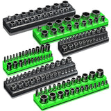 Magnetic Socket Organizer Holder Set for Tool Drawers