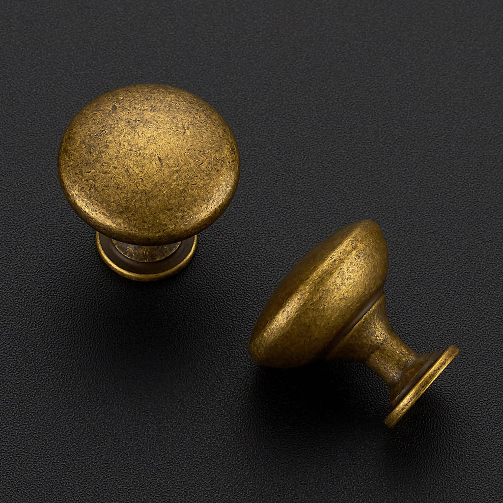 Ravinte Round Zinc Cabinet Knobs for Doors and Drawers