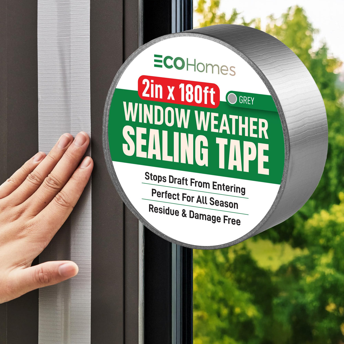 ECOHomes Window Weather Sealing Tape for Draft Protection