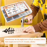 Stainless Steel Screws Assortment Kit for Home Repairs