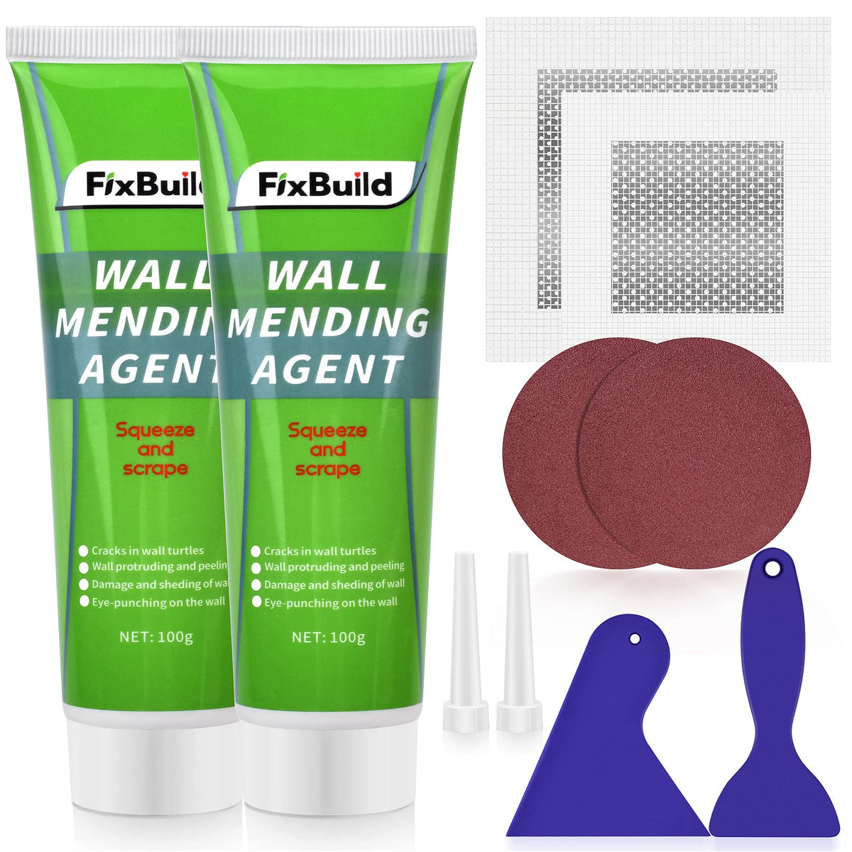 Drywall Patch Repair Kit for Wall Holes and Cracks