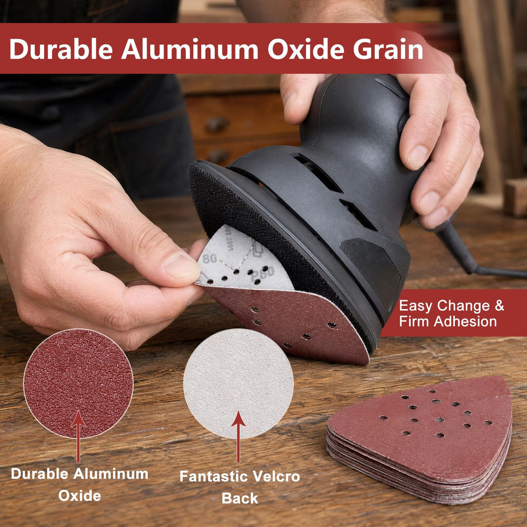 Oscillating Multi-Tool Triangle and Finger Sanding Pad Kit