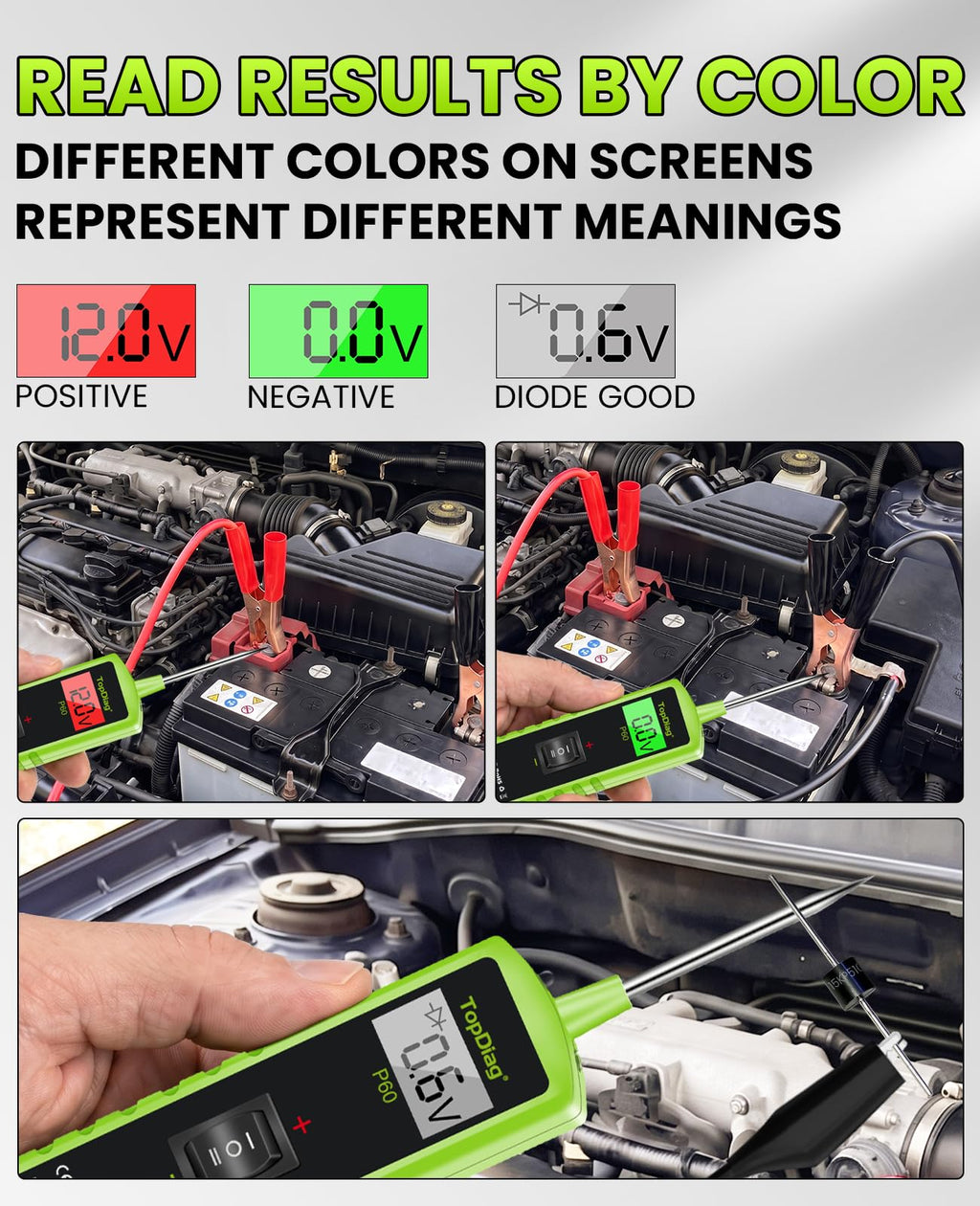 TopDiag Automotive Electrical Circuit Tester for Vehicle Diagnostics