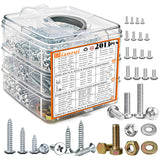 Stainless Steel Screws Assortment Kit for Home Repairs
