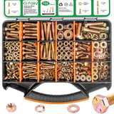Foliv Assorted Nuts and Bolts Kit for Household Repairs