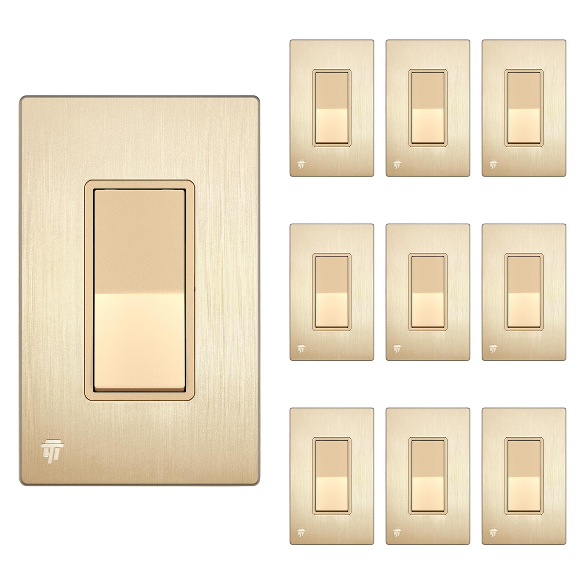 ENERLITES 15A Single-Pole Decorator Paddle Rocker Switch