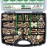 Foliv Assorted Nuts and Bolts Kit for Household Repairs