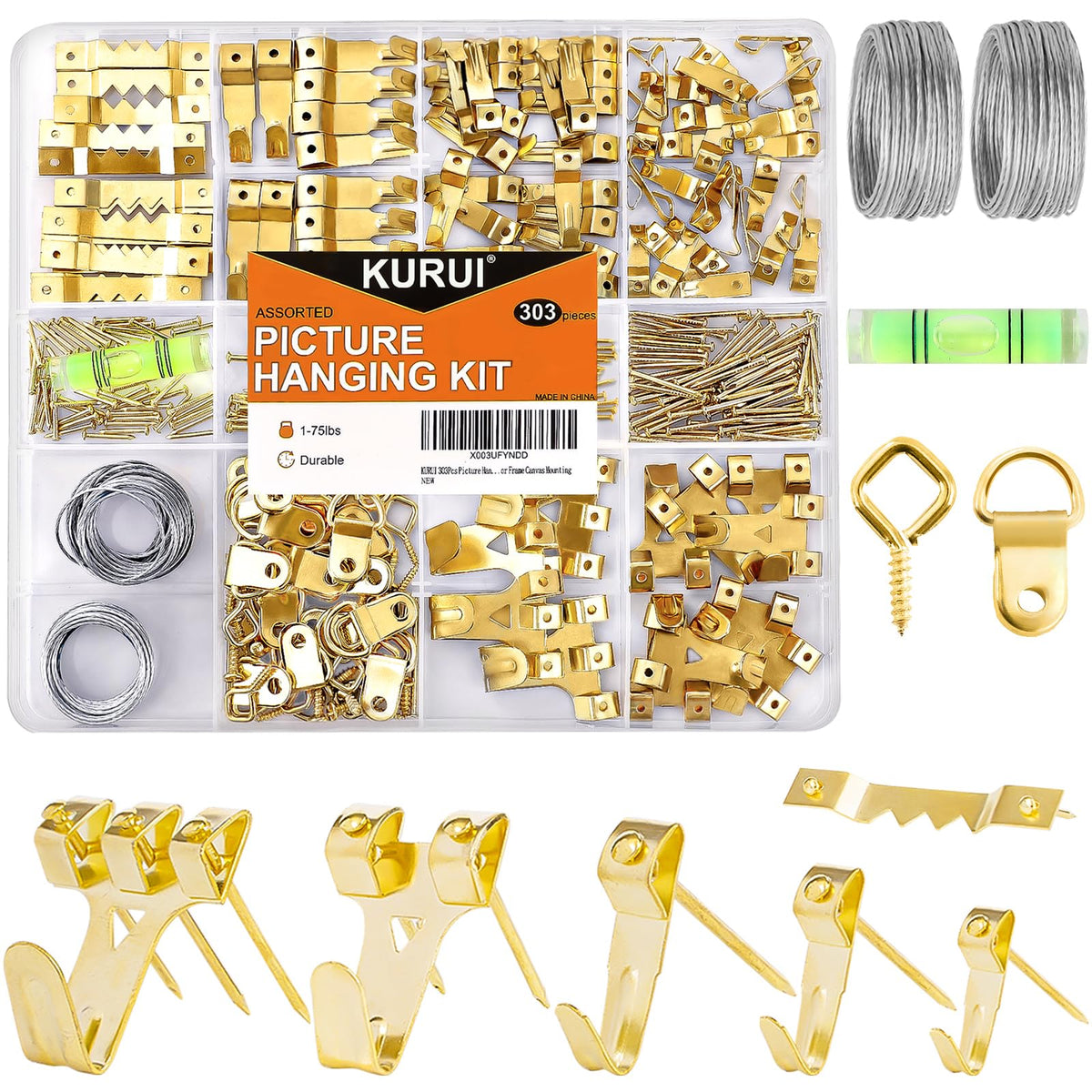 303-Piece Picture Hanging Kit for Frames and Wall Art