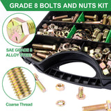 Foliv Assorted Nuts and Bolts Kit for Household Repairs