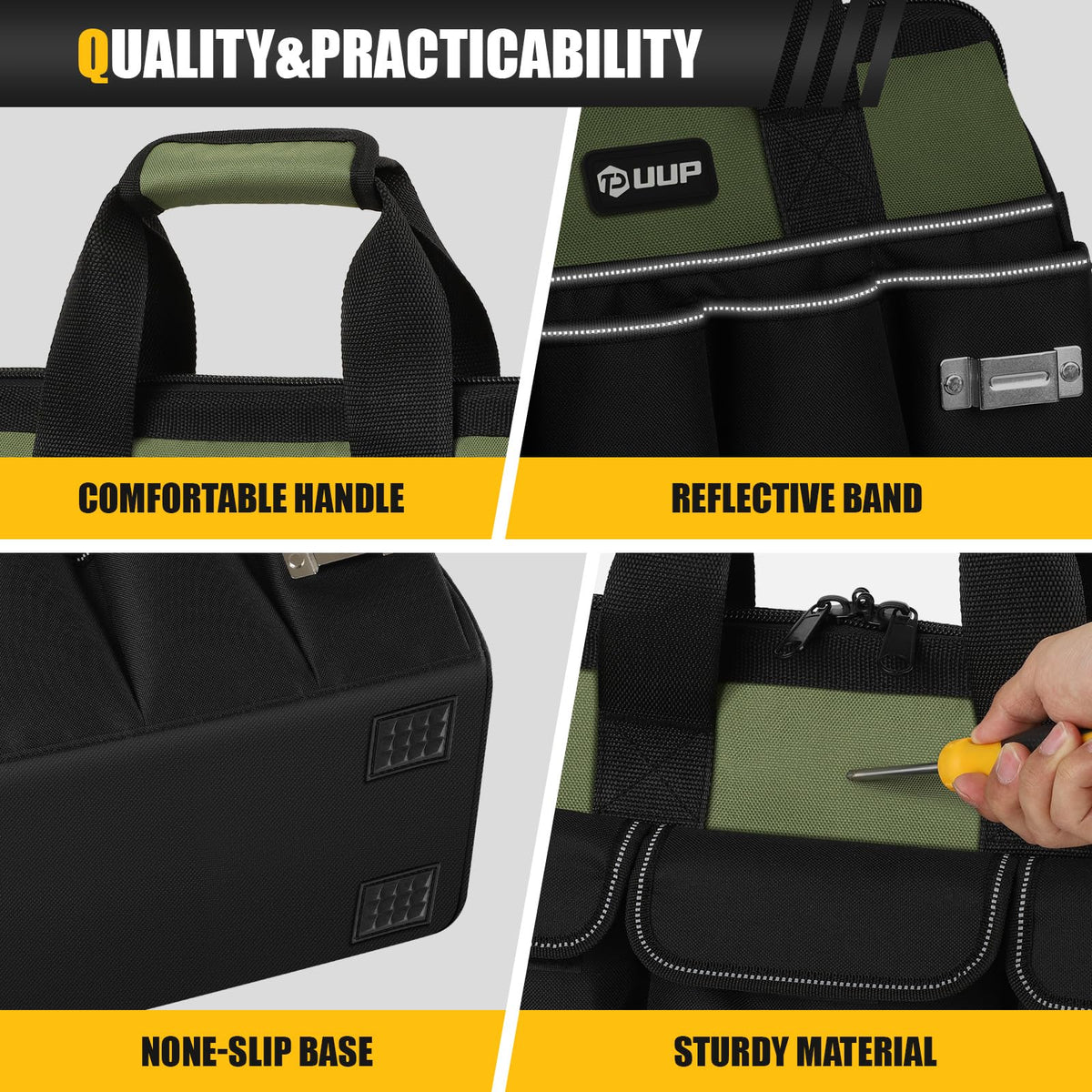 UUP Large Tool Bag for Workshop and Home Repairs
