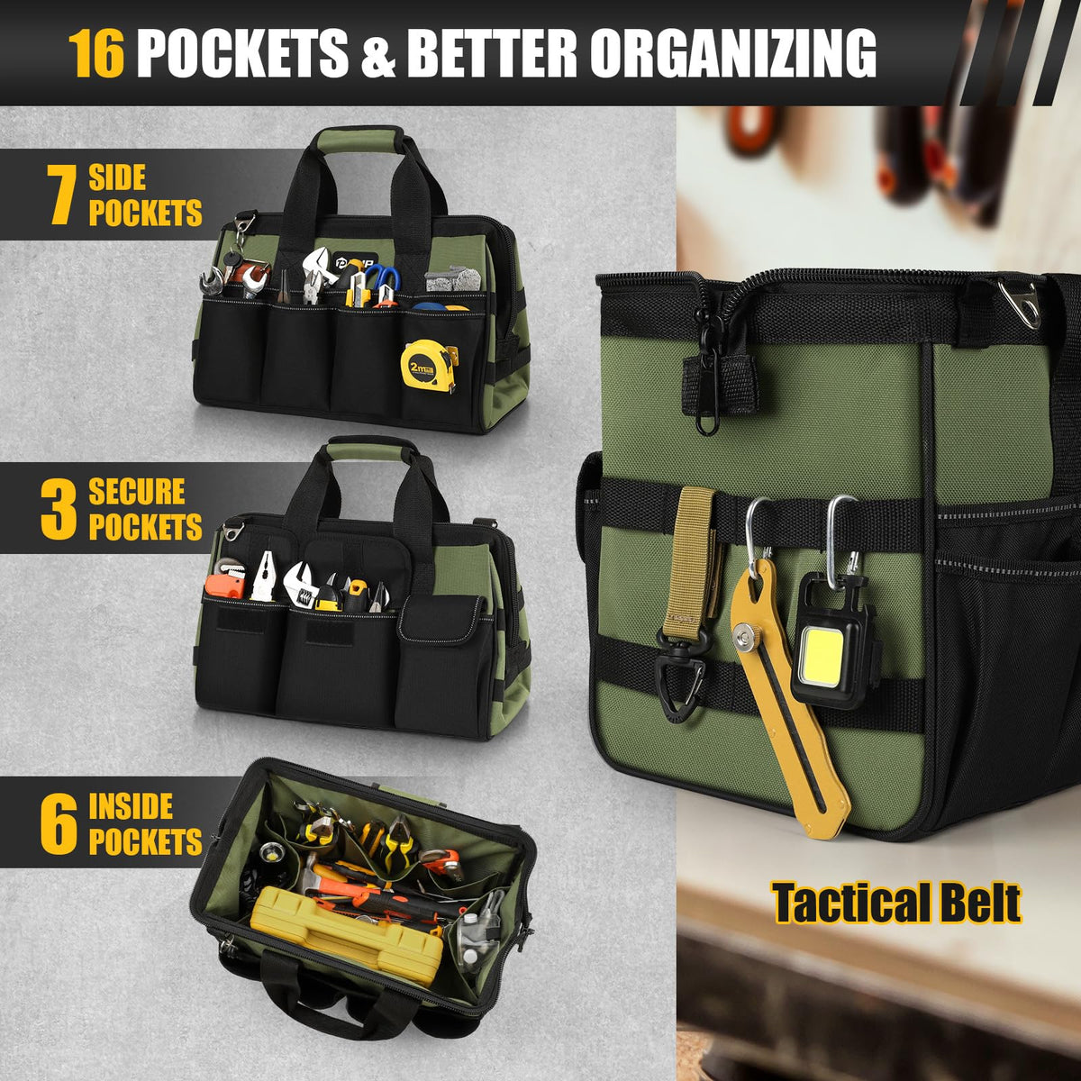 UUP Large Tool Bag for Workshop and Home Repairs