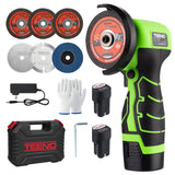 TEENO FTT Cordless Angle Grinder for Cutting and Grinding
