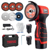 TEENO FTT Cordless Angle Grinder for Cutting and Grinding
