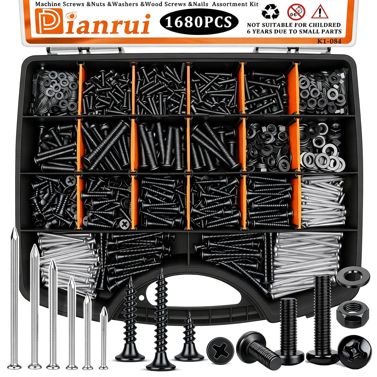 Stainless Steel Screws Assortment Kit for Home Repairs