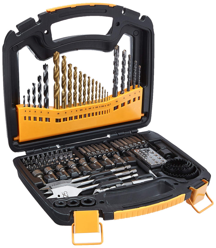 100-Piece Drill & Driver Bit Set with Storage Case