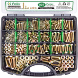 Foliv Assorted Nuts and Bolts Kit for Household Repairs